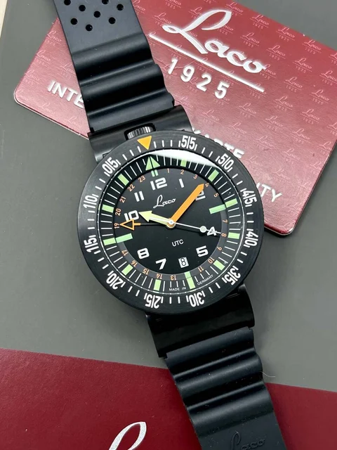 Laco Atacama UTC 46 mm, de cuarzo. kol saati