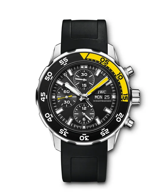 IWC Aquatimer Chronograph IW376709 Black Dial kol saati