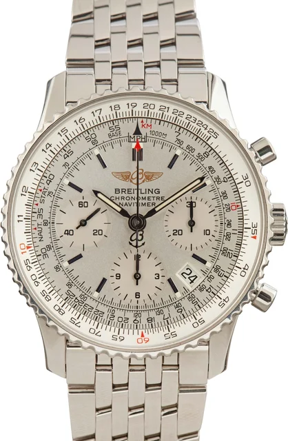 Breitling Navitimer Silver Dial A23322/6532 kol saati