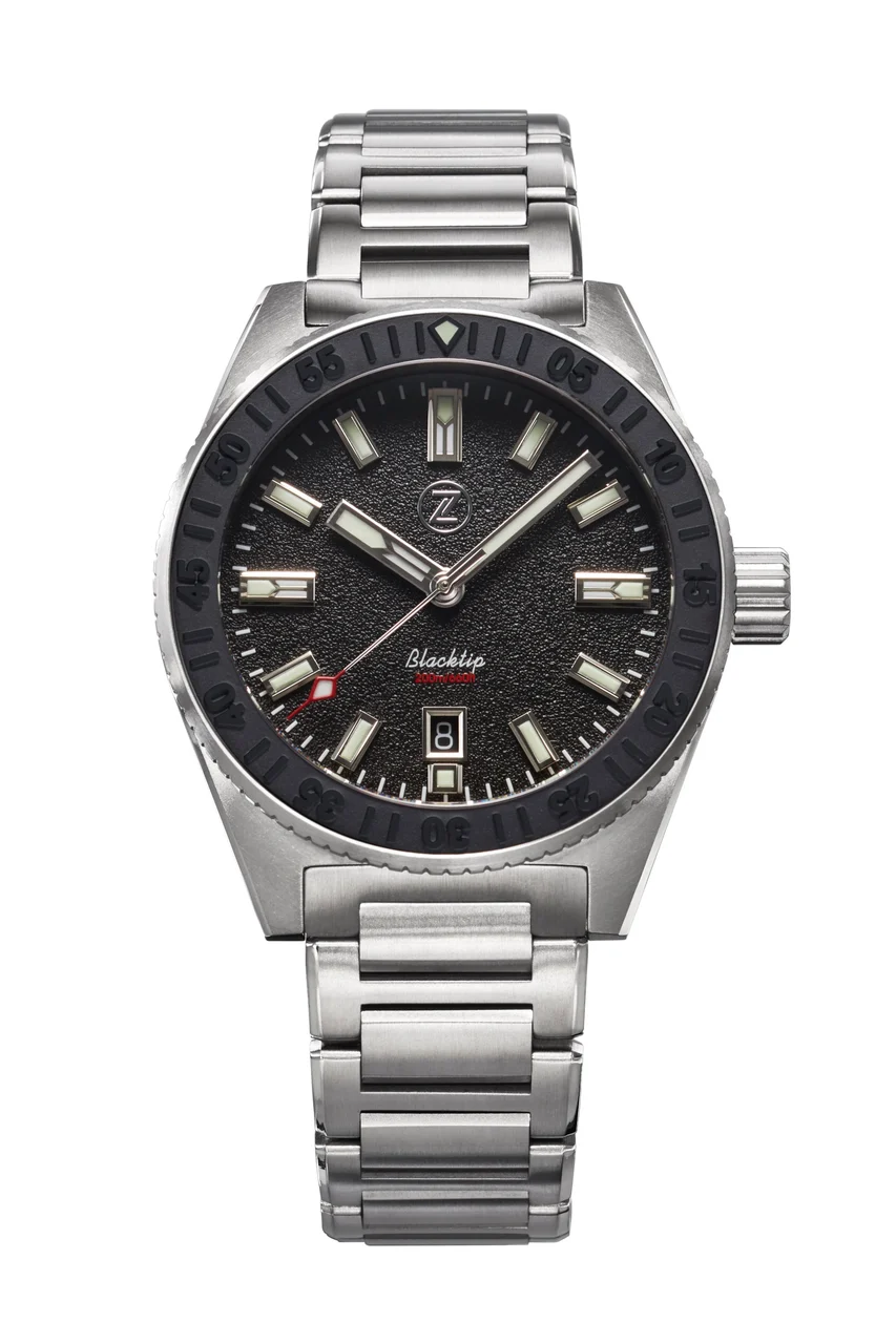 Zelos Blacktip 200m Ti Coal Black 41 mm kol saati