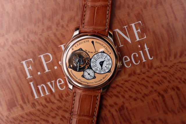 F.P. Journe Tourbillon Souverain “TN” Rose Gold, Salmon Dial kol saati