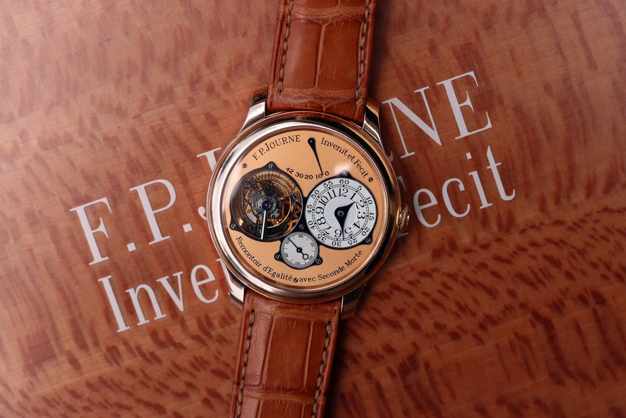 F.P. Journe Tourbillon Souverain “TN” Rose Gold, Salmon Dial 40 mm kol saati