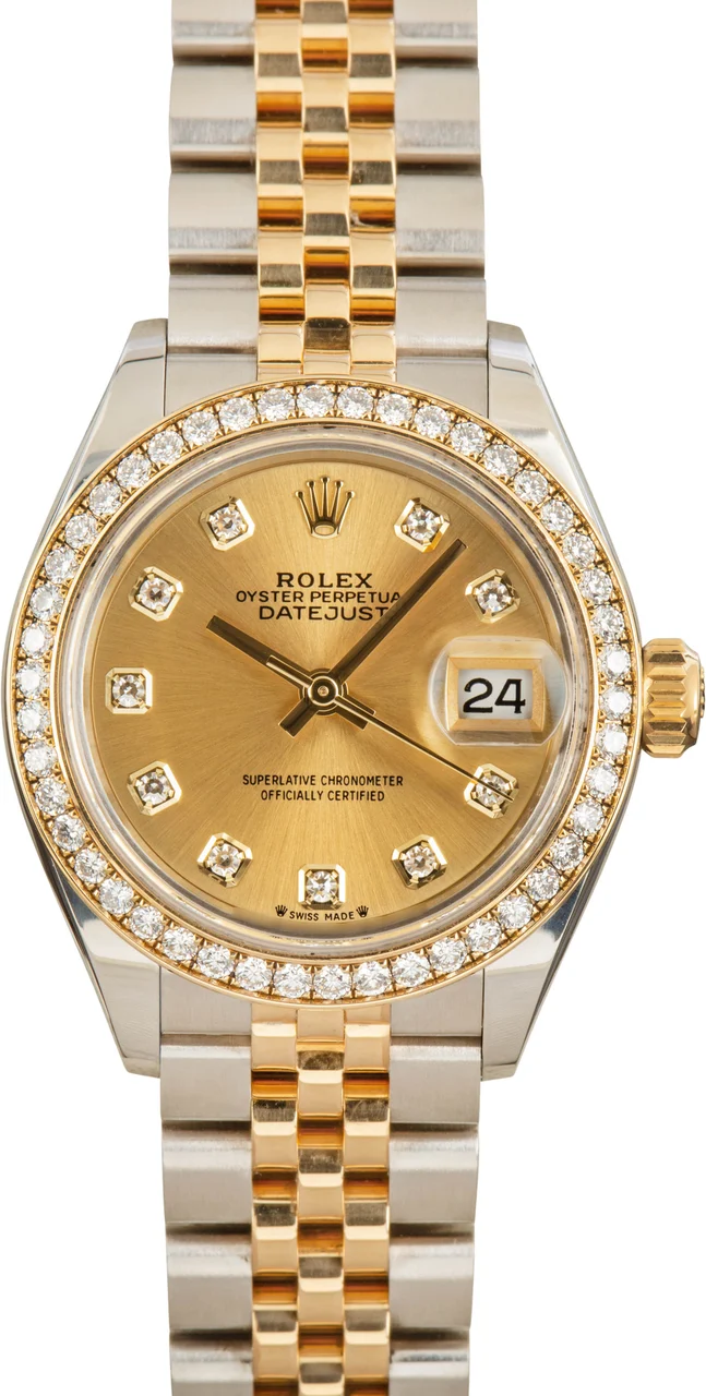 Rolex Datejust 279383 Mother of Pearl Diamond Dial kol saati