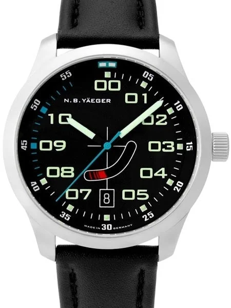 NB Yaeger Swiss Automatic Pilot Watch with Sapphire Crystal #ILS-C1 kol saati