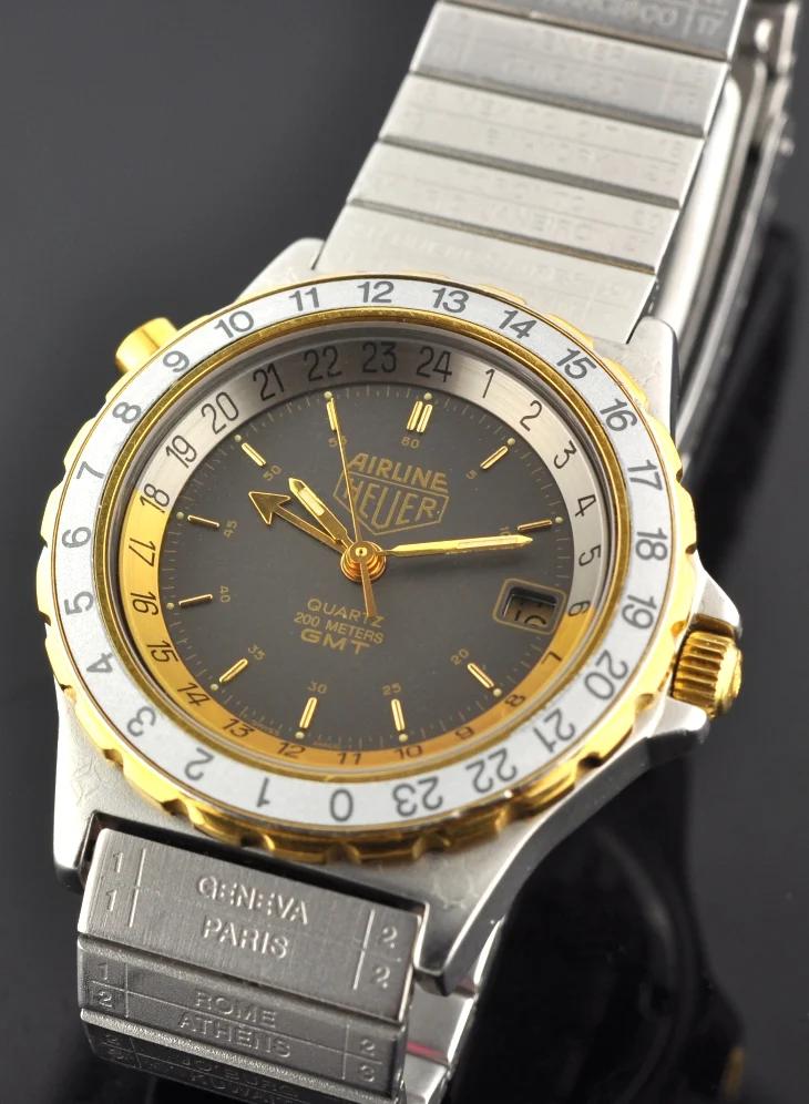Tag Heuer Heuer Airline GMT Quartz 35 mm kol saati