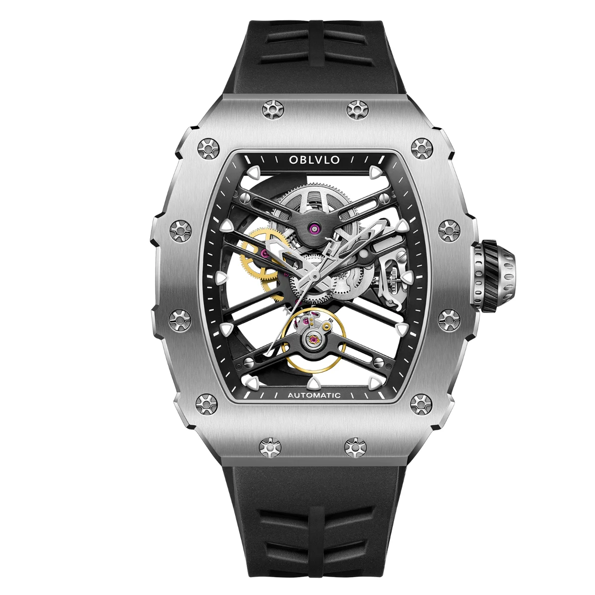 OBLVLO Xm-xsk-ybbr 43 mm kol saati