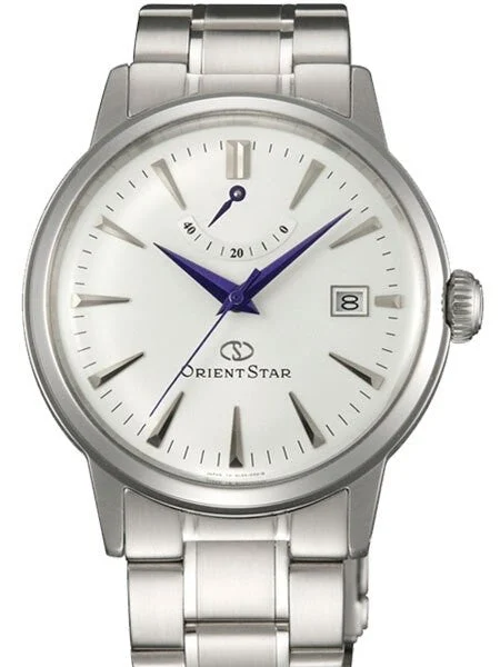 Orient Star Classic Automatic Dress Watch with Power Reserve, Domed Crystal #AF02003W kol saati