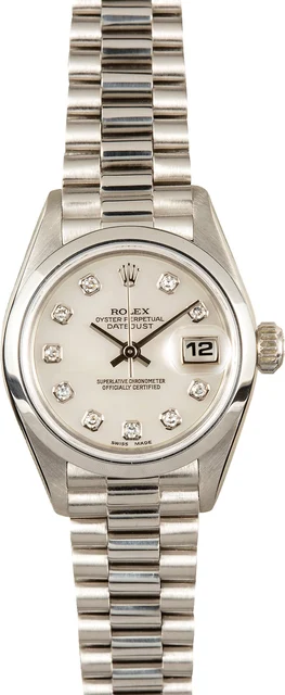Rolex Datejust 69166 Platinum kol saati