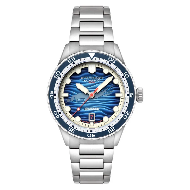 Spinnaker Islander Hass Limited Edition Watch with Island Dial #SP-5144-LIW11 kol saati