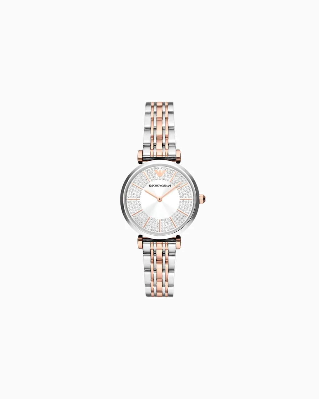 Emporio Armani Two-Hand Two-Tone Stainless Steel Watch AR11537 32 mm kol saati