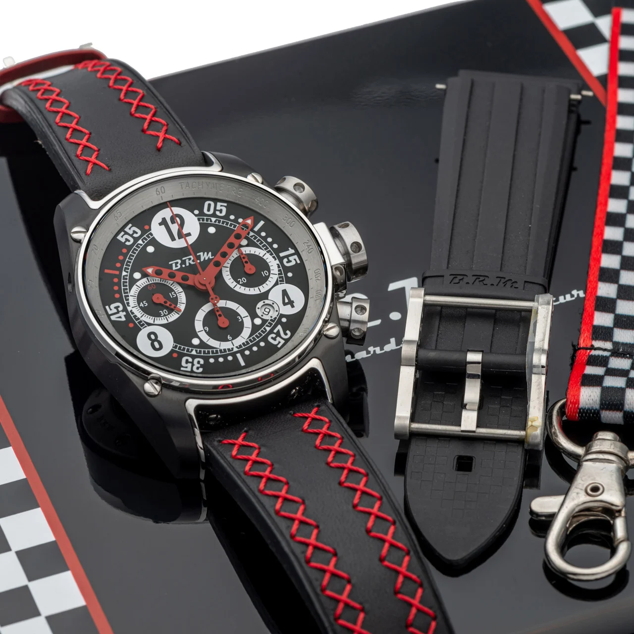 Brm BRM, REF. T-12-44-DRIVEMASTER-AR, CHRONOGRAPH, TITANIUM, NEW kol saati