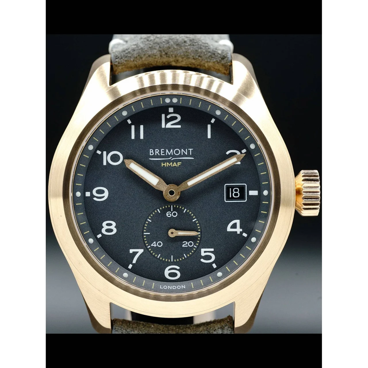 Bremont Broadsword Bronze Slate 210000028423 40 mm kol saati