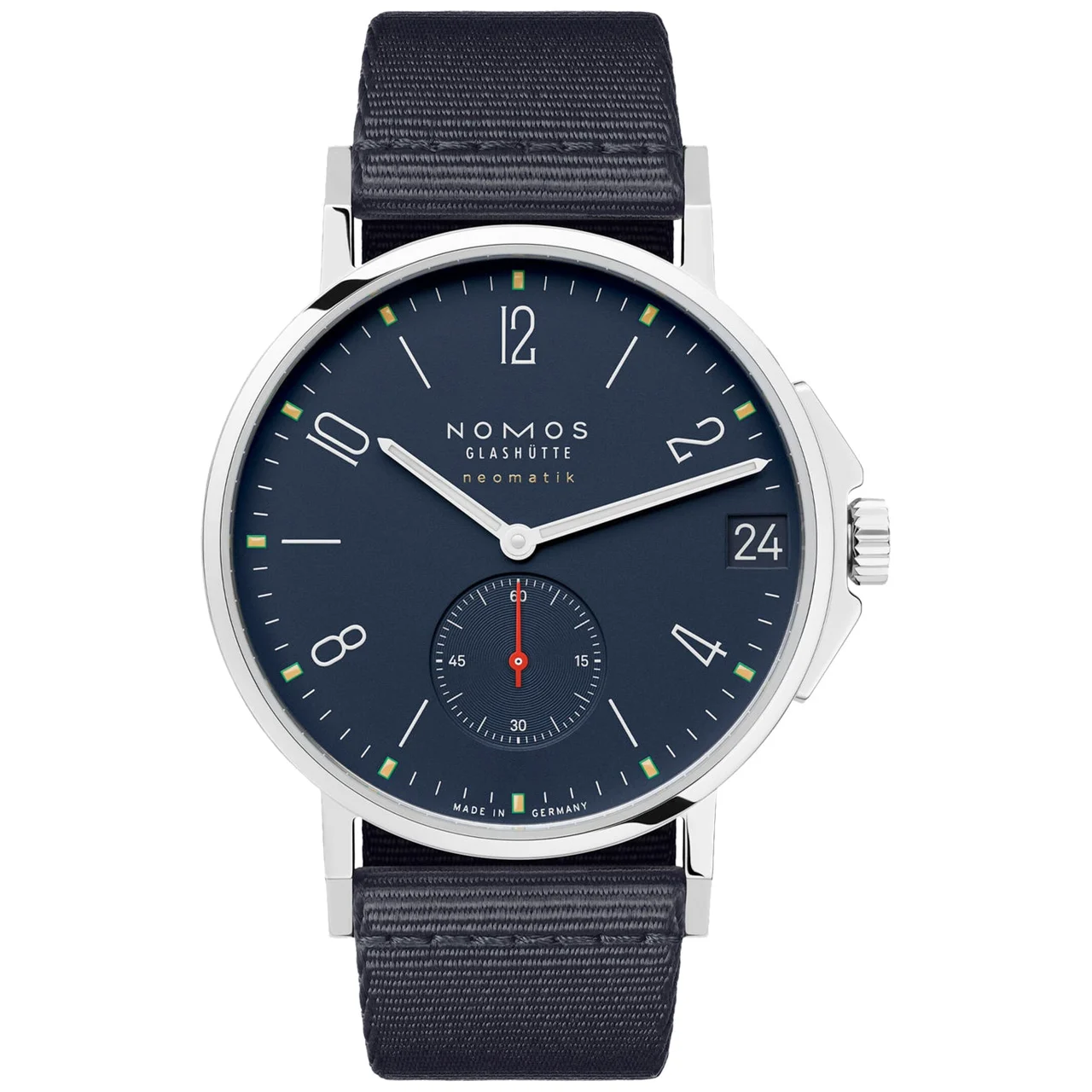 NOMOS Glashütte Ahoi Neomatik 38 Date Atlantic 518 kol saati