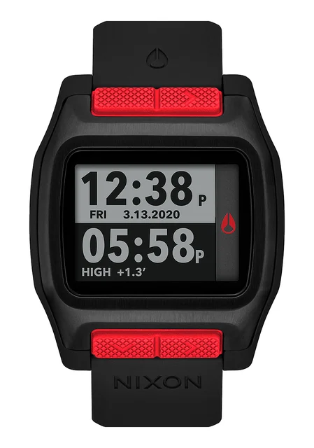 Nixon US High Tide - Black / Red A1308-008-00 kol saati
