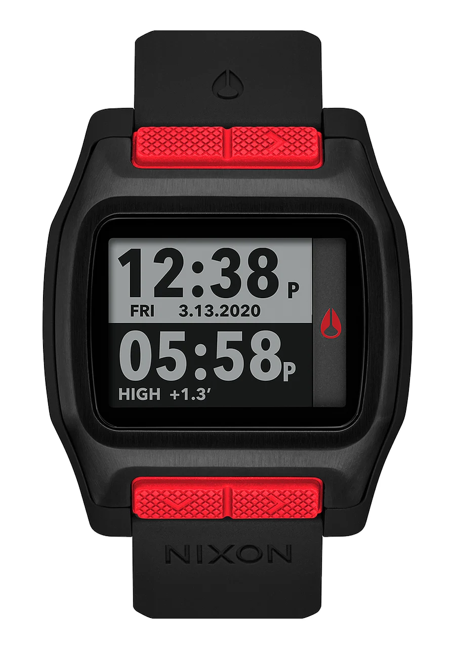Nixon US High Tide - Black / Red A1308-008-00 kol saati