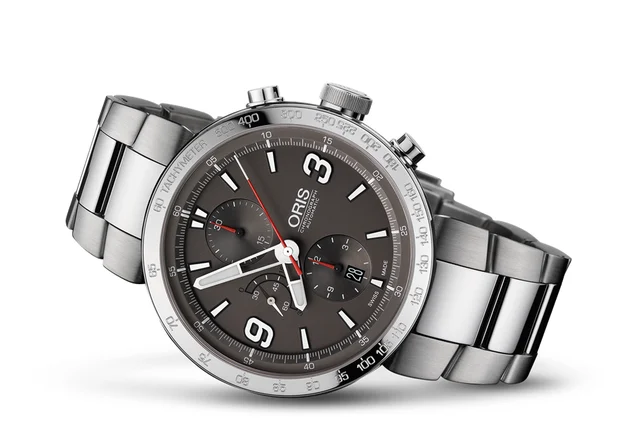 Oris Chronograph 01 674 7659 4163-07 8 25 10 kol saati
