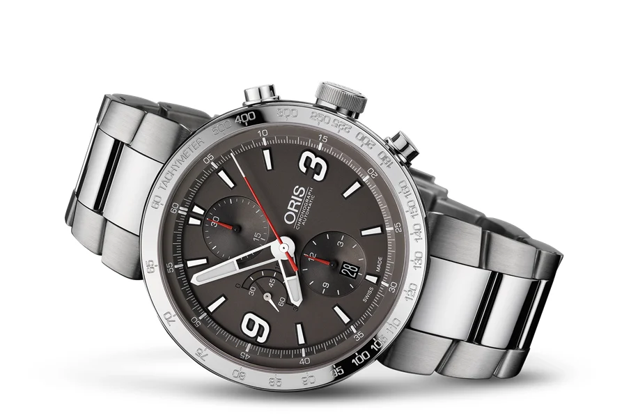 Oris Chronograph 01 674 7659 4163-07 8 25 10 45 mm kol saati
