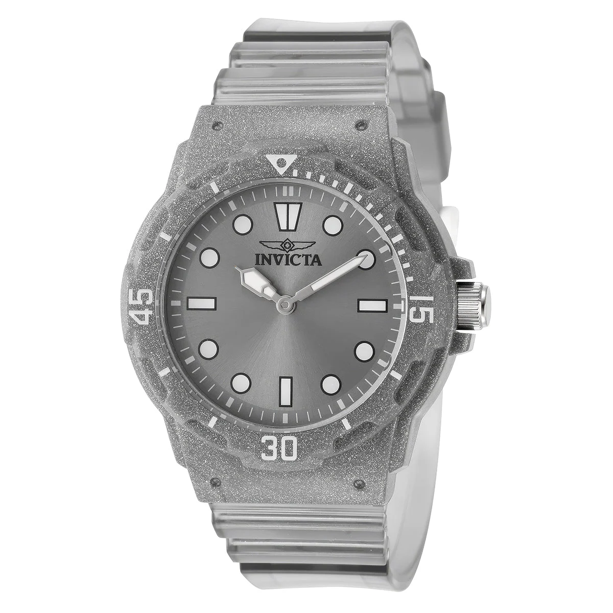 Invicta Open Box Celestial Cloud Watch - 35mm. Transparent, Grey (AIC-49207) 35 mm kol saati