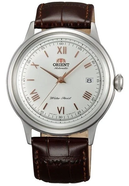 Orient Scratch and Dent - Bambino Automatic Dress Watch with White Dial, Roman Numeral Markers #ER2400BW-SND3 kol saati