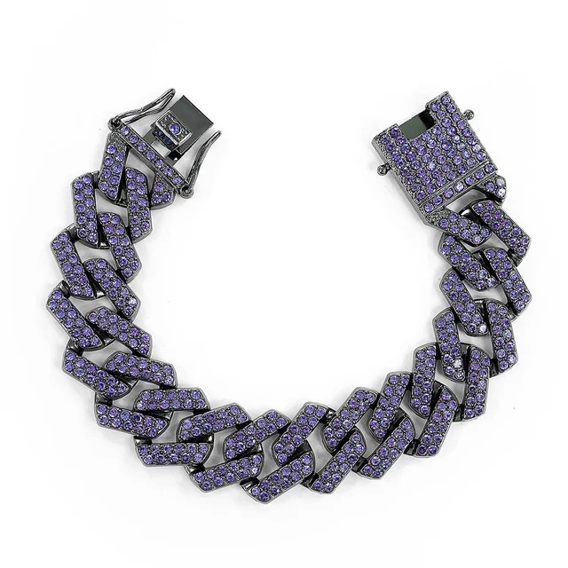 Invicta Elements XL Drip Chain Bracelet, Purple Rain (80913) kol saati