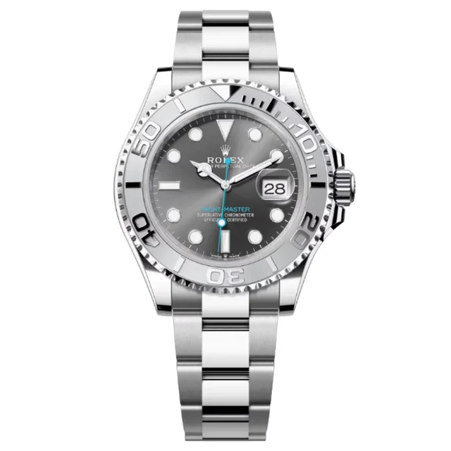 Rolex YachtMaster 40 Steel with Rhodium Dial kol saati