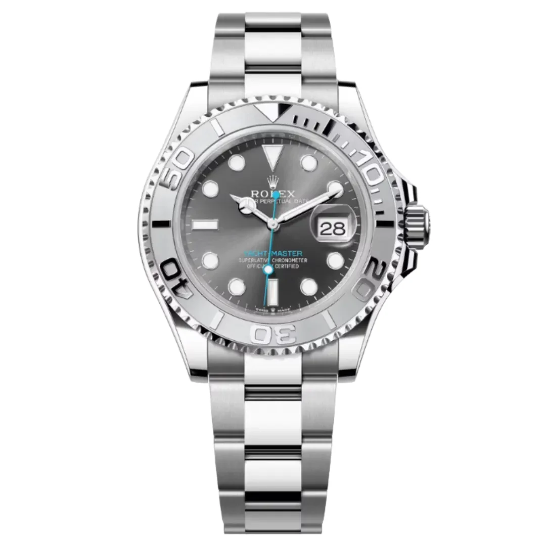 Rolex YachtMaster 40 Steel with Rhodium Dial 40 mm kol saati
