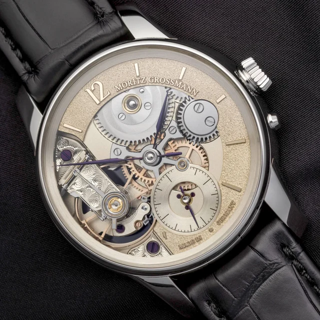 Moritz Grossmann Backpage Tremblage Platinum TMP-TRMBLAGE-PT kol saati