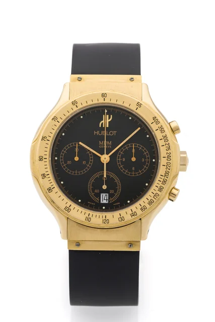 Hublot HUBLOT, REF. 1620.8, PINK GOLD QUARTZ CHRONOGRAPH kol saati