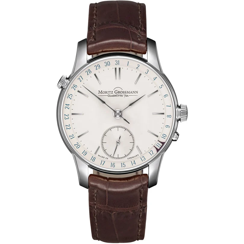 Moritz Grossmann Date White Gold Argente MG-000857 kol saati