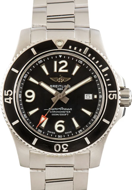 Breitling Superocean 44 Black Dial A17367D71B1S1 kol saati