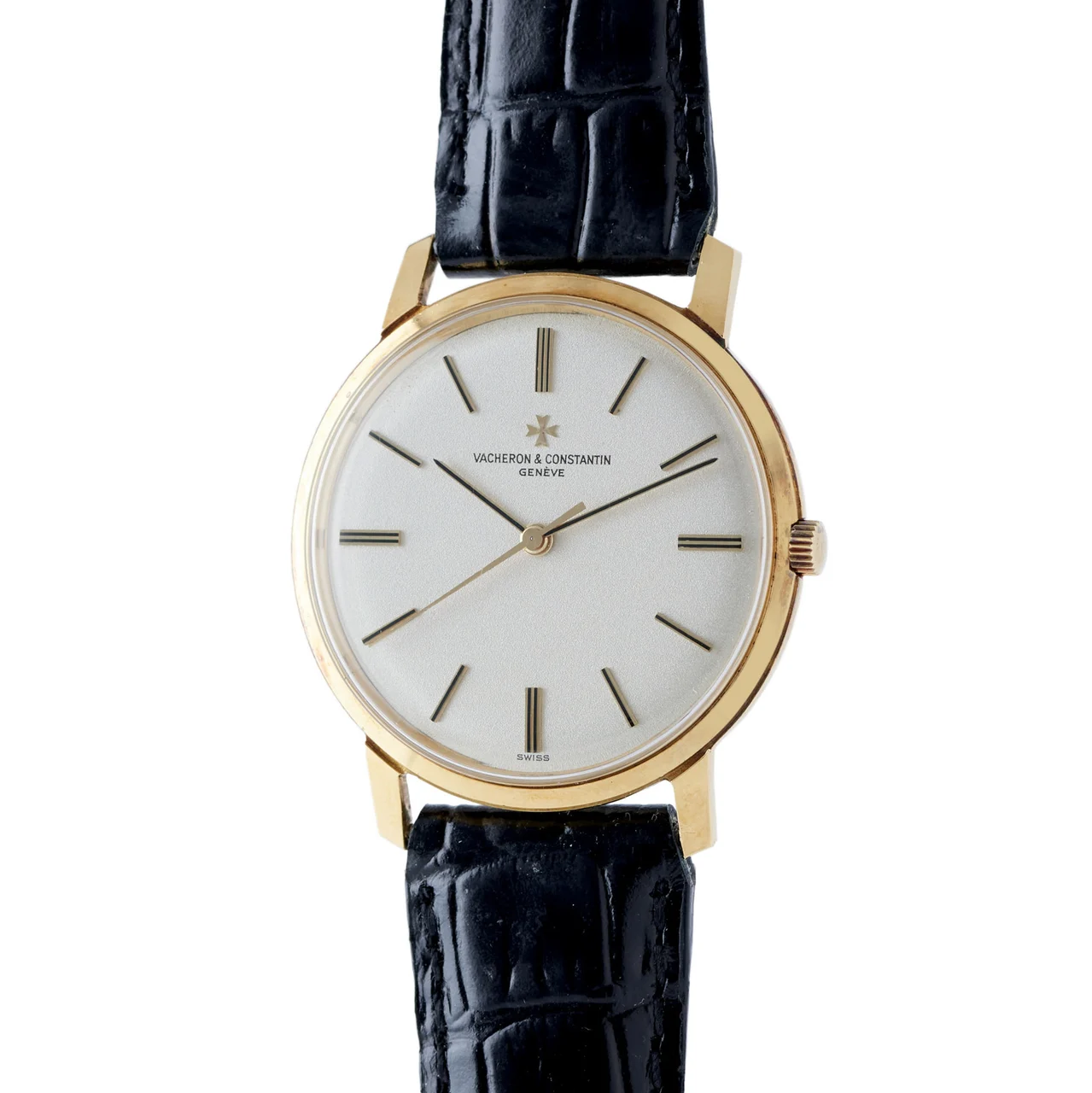 Vacheron Constantin VACHERON CONSTANTIN REF. 6903, THIN, CENTRE-SECONDS, SILVER DIAL; 18K YELLOW GOLD kol saati