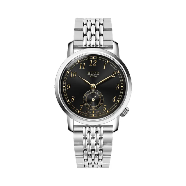 Kuoe Kyoto OLD SMITH 35mm - Black on Bracelet os90007-abk-bs1-sa kol saati