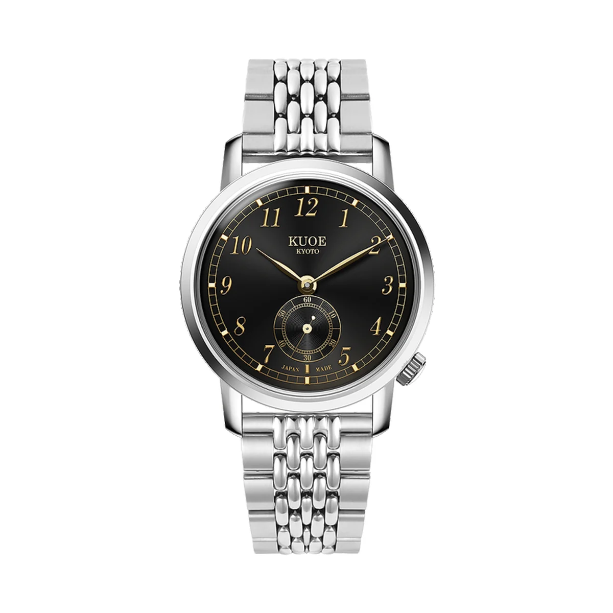 Kuoe Kyoto OLD SMITH 35mm - Black on Bracelet os90007-abk-bs1-sa 35 mm kol saati
