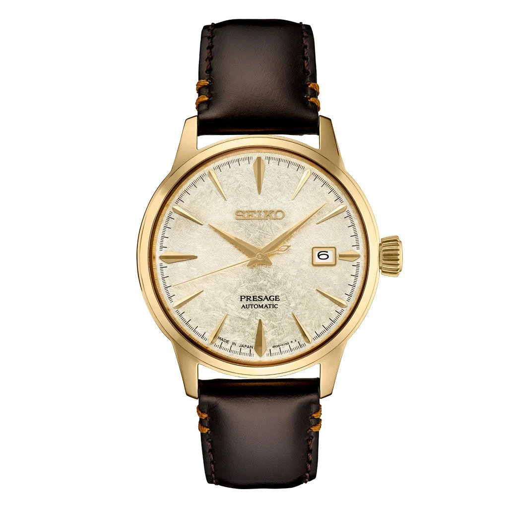 Seiko Presage Cocktail Time Limited Edition Star Bar Watch with Frost Dial #SRPH78 40.5 mm kol saati