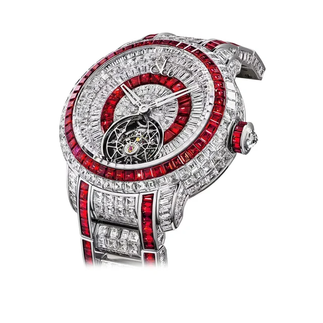 Jacob & Co. Jacob & Co. Caviar Tourbillon White Diamonds and Rubies CV300.30.BD.DR.A30BA k
