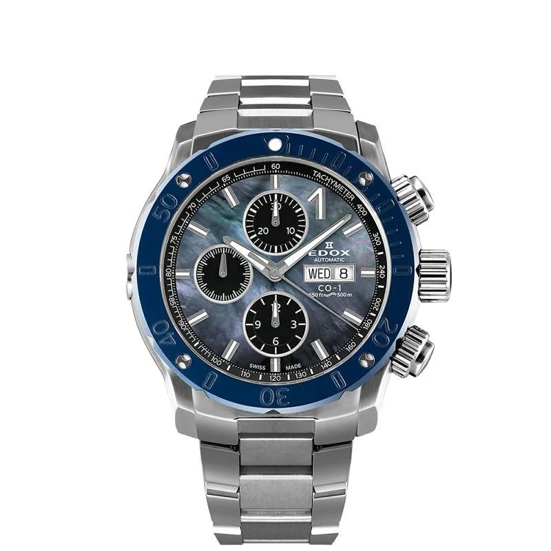 EDOX 01122-3BU3M-NANIN 45 mm kol saati