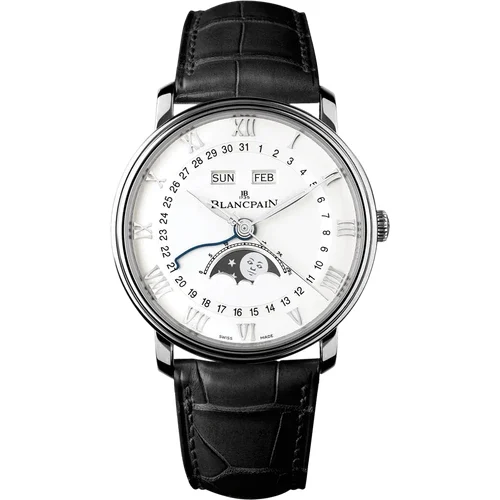 Blancpain Villeret Quantième Complet Phases de Lune 6654 1127 55B 40 mm kol saati