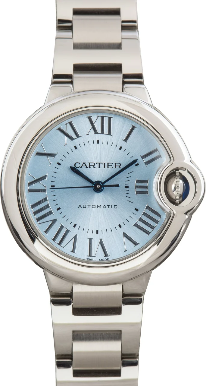 Cartier Ballon Bleu De Roman Dial WSBB0062 33 mm kol saati
