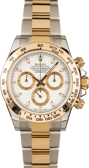 Rolex Factory Stickered Daytona Cosmograph 116503 White Dial 40MM 116503WSO kol saati