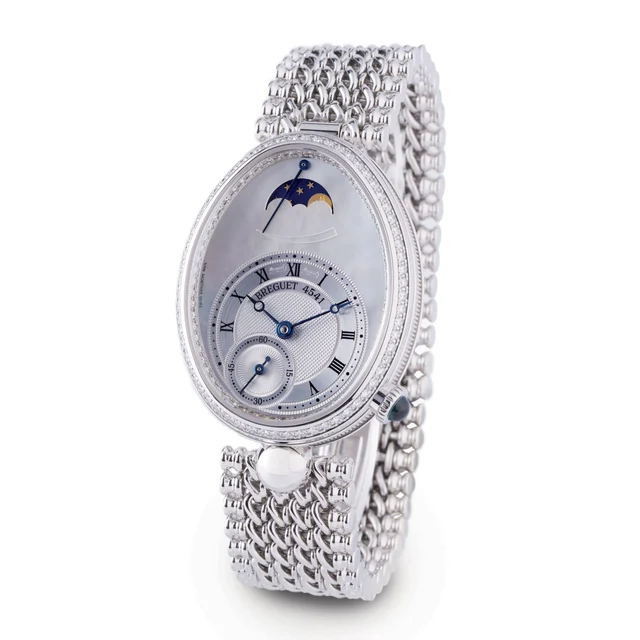Breguet BREGUET REF. 8908BB/52/J20/D000, REINE DE NAPLES,18K WHITE GOLD, MOP DIAL AND DIAM