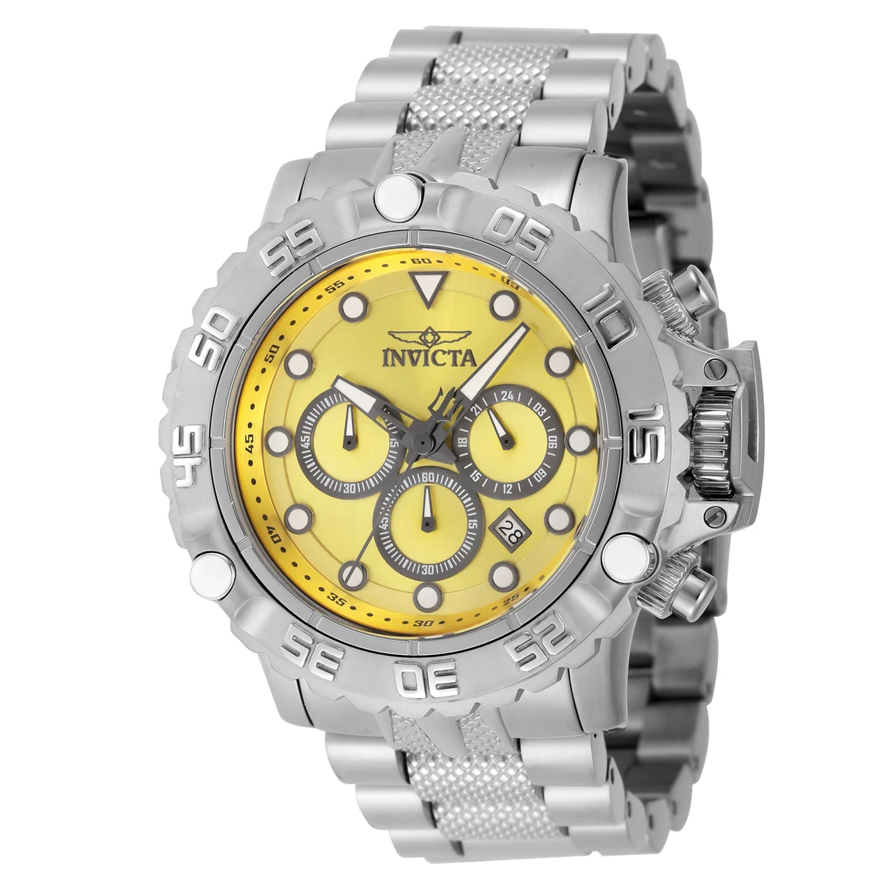 Invicta Subaqua Poseidon Watch - 55.4mm. Steel (47180) kol saati