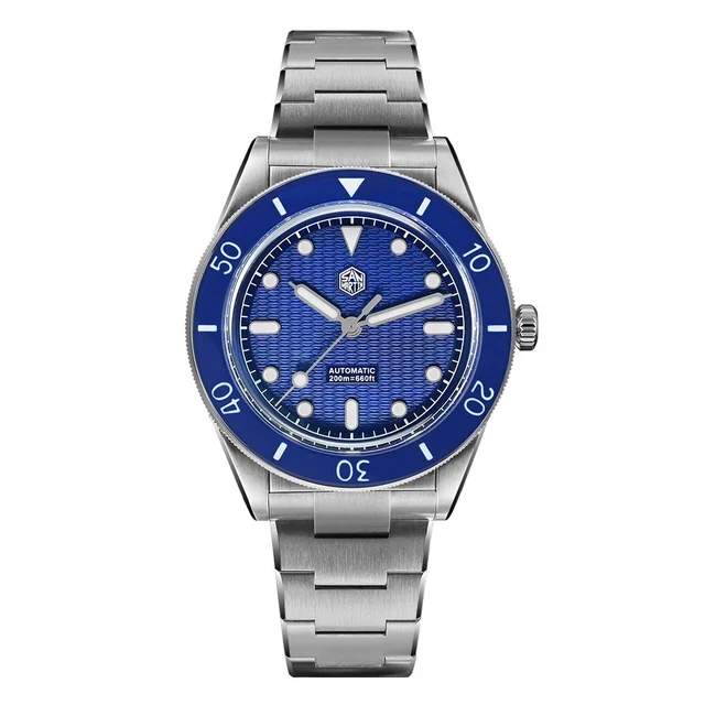 San Martin Guilloche MOP 90S5 Mechanical Watch SN0151 圣马丁-SN0151GL-黑色贝母面+玑镂/胶带 1624 kol sa