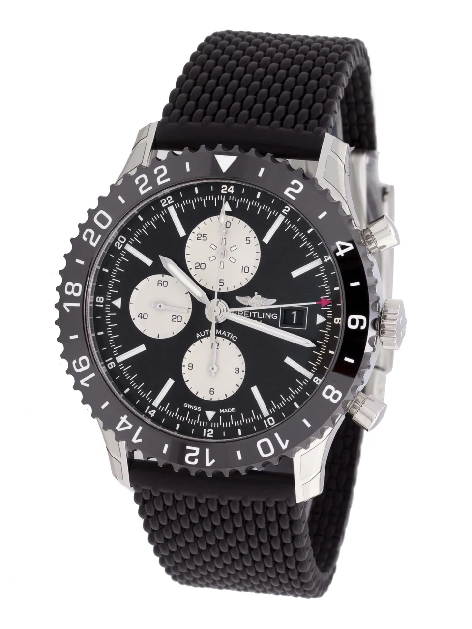 Breitling Y2431012/BE10-Rubber 46 mm kol saati