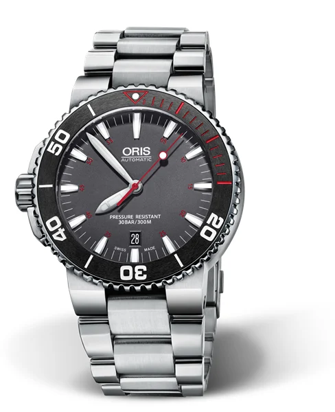 Oris Aquis Red Limited Edition 01 733 7653 4183-Set MB kol saati
