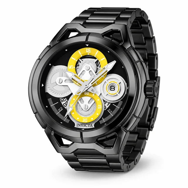 Invicta Rally Syncor Watch - 44mm, Black (79009) kol saati