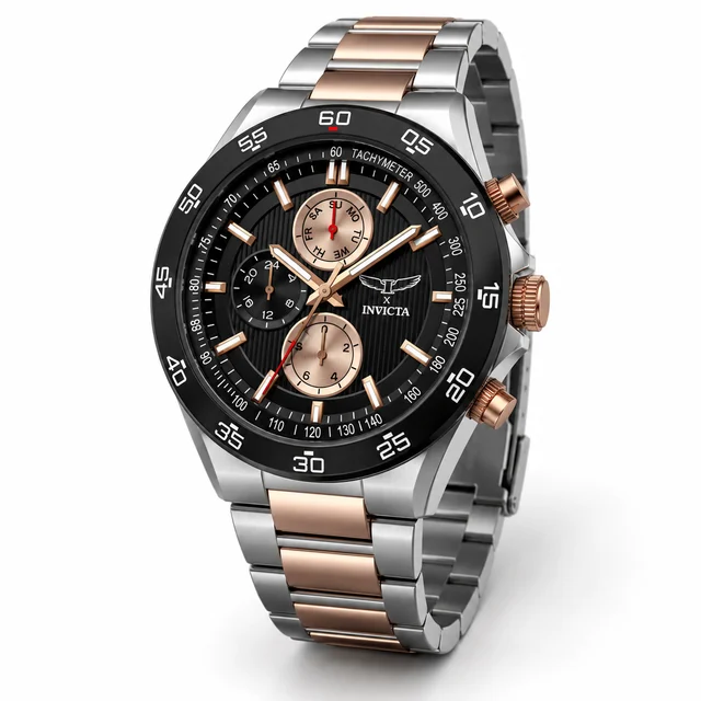 Invicta Rally Watch - 43mm, Silver, Rose Gold (69987) kol saati