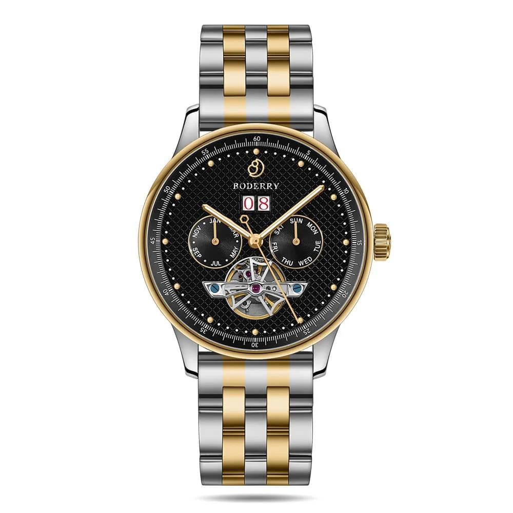 BODERRY The Checkmate A08-G01 40 mm kol saati