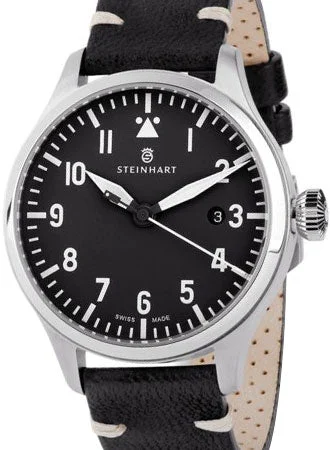 Steinhart Nav B-Uhr 42 A-Muster Black 107-1093/ST kol saati