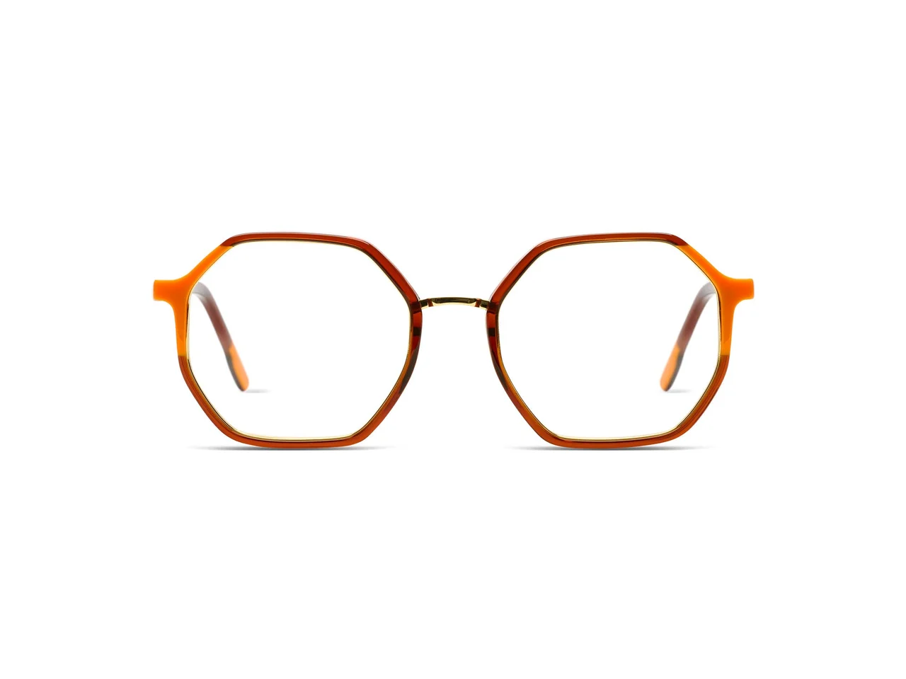 Komono Idris Neon Orange Copper White Gold KOM-O3106 kol saati