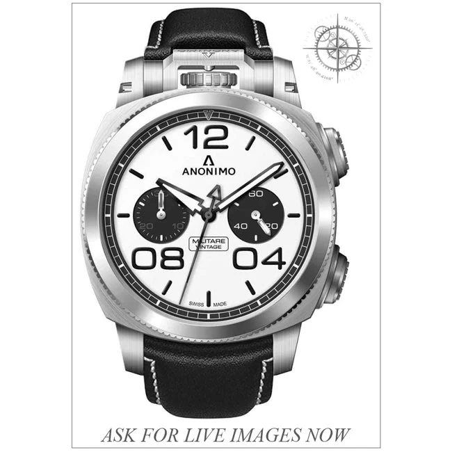 Anonimo Militare Vintage Chrono 20th Anniversary AM-1122.01.001.A01 POC210000075406 43 mm kol saati